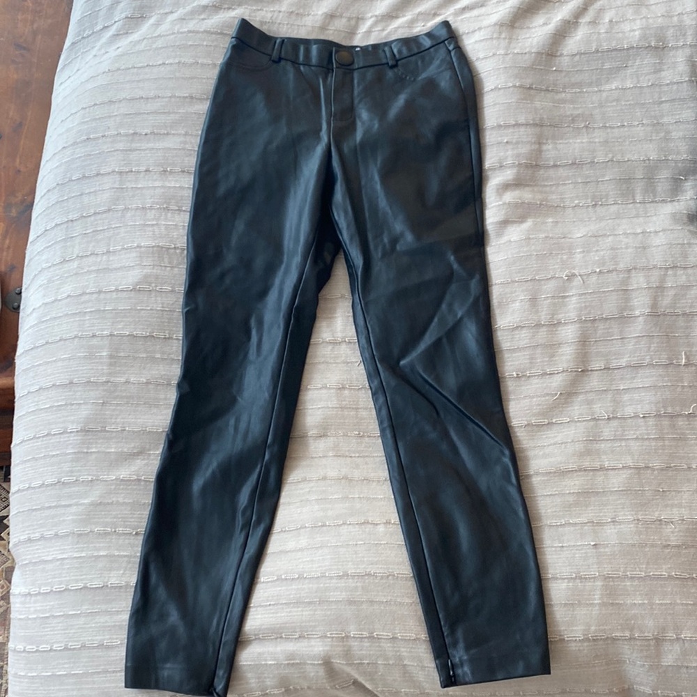 Zara faux leather skinny pants